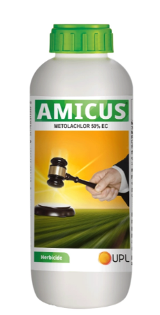 UPL Amicus Metolachlor 50% EC Herbicide, A Highly Stable Selective Pre-Emergent Herbicide. की तस्वीर
