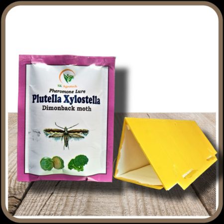Title: SK Agrotech Pheromone Lure for Diamondback Moth (Plutella xylostella) - Advanced Pest Control Solution की तस्वीर